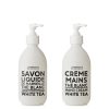 Beauty Compagnie de Provence | Liquid Marseille Soap & Hand Cream 10 Fl. Oz.-White Tea