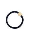 Accessories By Eloise | Velvet Gold Heart-Black