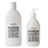 Beauty Compagnie de Provence | Liquid Marseille Soap & Refill Set-White Tea