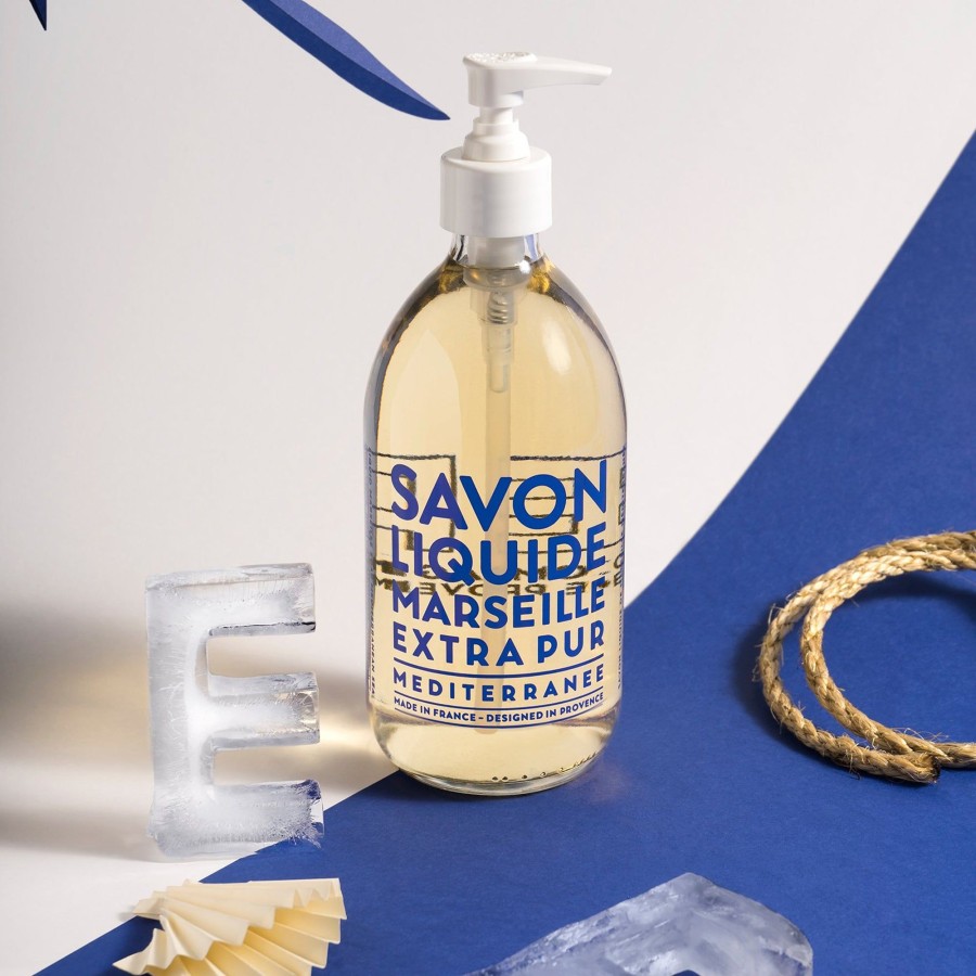 Beauty Compagnie de Provence | Liquid Marseille Soap & Refill Set-Mediterranean Sea