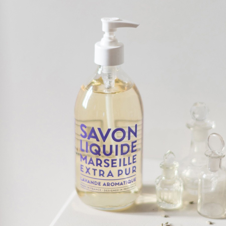 Beauty Compagnie de Provence | Liquid Marseille Soap & Refill Set-Aromatic Lavender