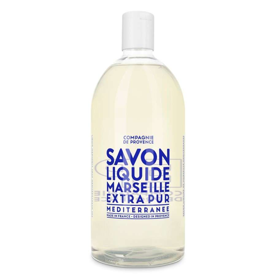 Beauty Compagnie de Provence | Liquid Marseille Soap Refill 33.8 Fl. Oz.-Mediterranean Sea