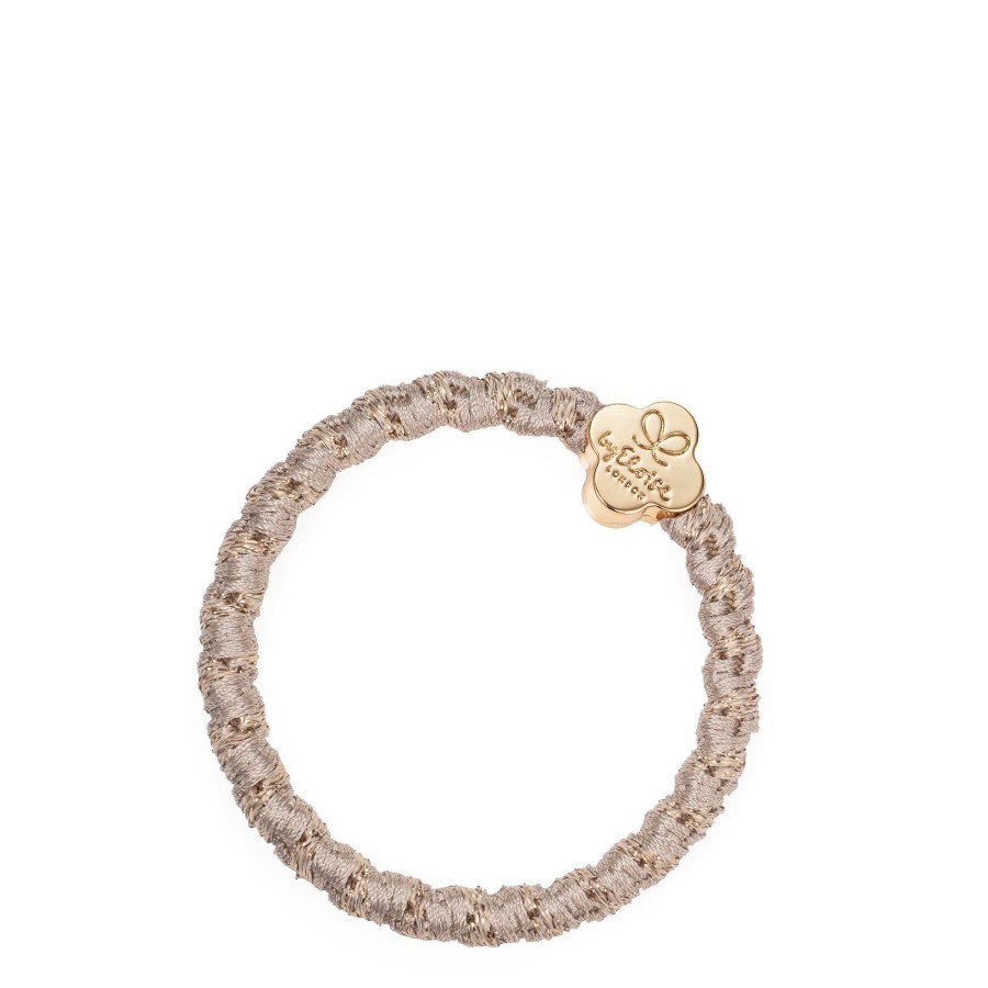 Accessories by Eloise | Woven Gold Quatrefoil-Blonde