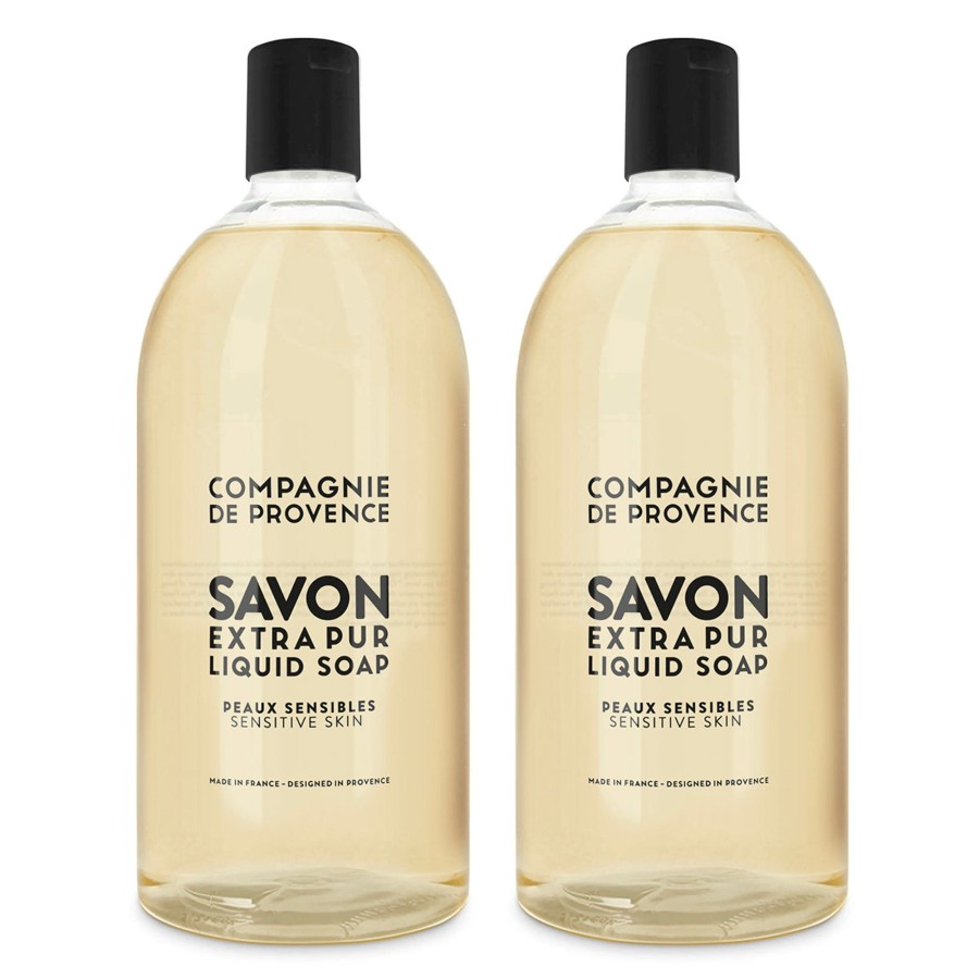 Skincare Compagnie de Provence | Liquid Marseille Soap Refill Set-Sensitive Skin