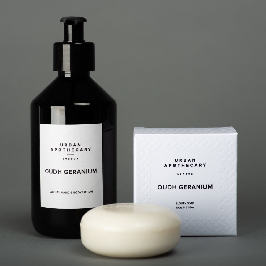 Beauty Urban Apothecary London | Oudh Geranium Hand & Body Lotion