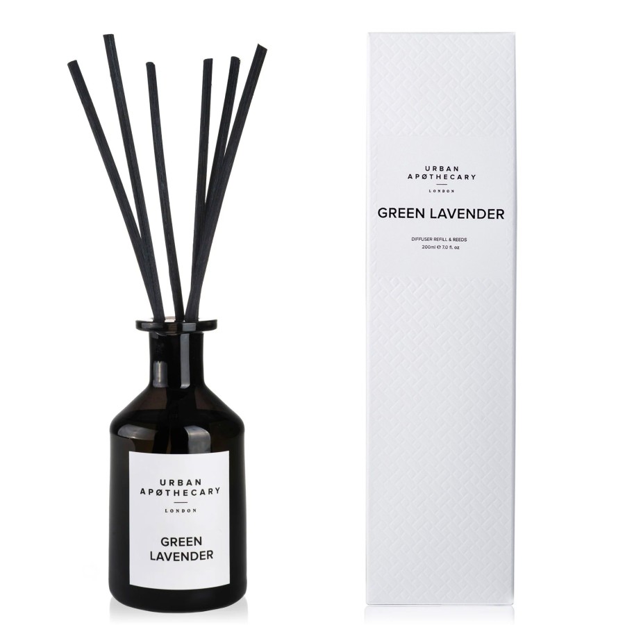 Home Urban Apothecary London | Green Lavender Reed Diffuser