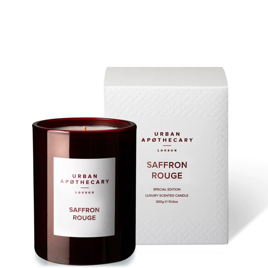 Home Urban Apothecary London | Saffron Rouge, Ruby Red Candle