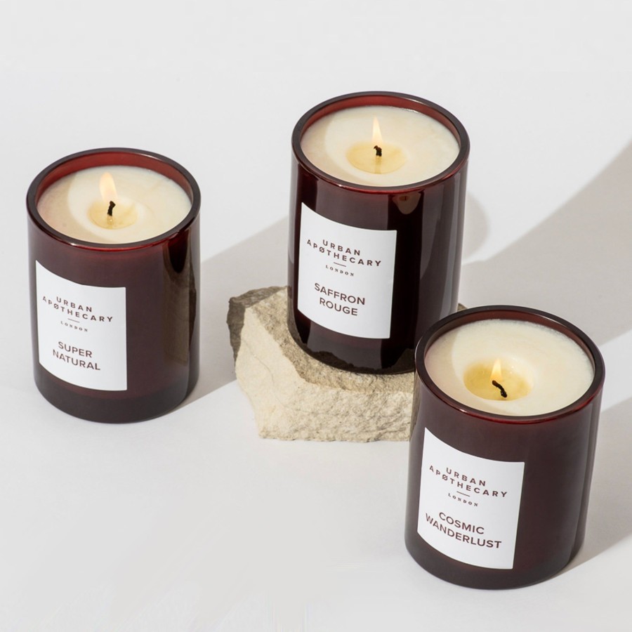 Home Urban Apothecary London | Saffron Rouge, Ruby Red Candle