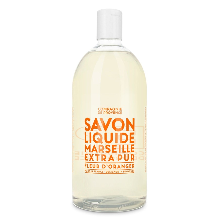 Beauty Compagnie de Provence | Liquid Marseille Soap Refill 33.8 Fl. Oz.-Orange Blossom