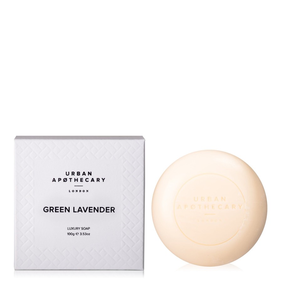 Beauty Urban Apothecary London | Green Lavender Bar Soap