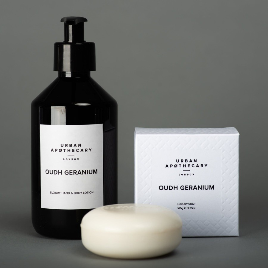 Beauty Urban Apothecary London | Oudh Geranium Hand & Body Lotion