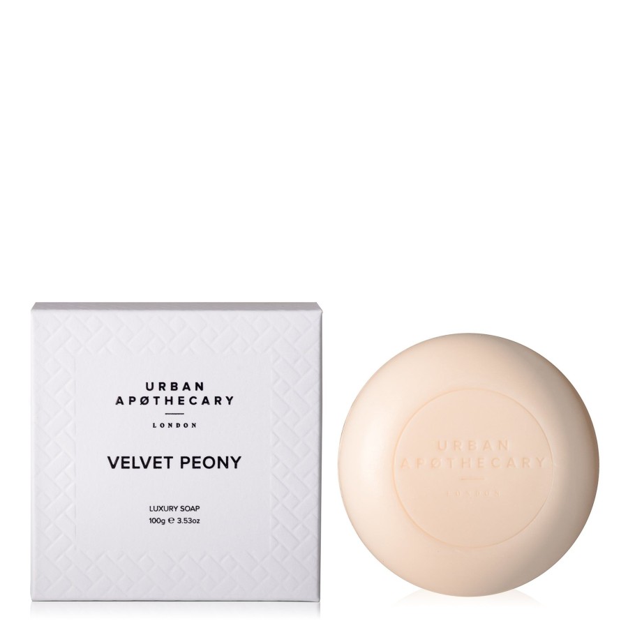 Beauty Urban Apothecary London | Velvet Peony Bar Soap