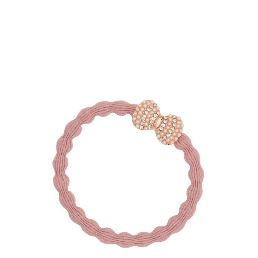 Accessories By Eloise | Bling Bow-Champagne Pink