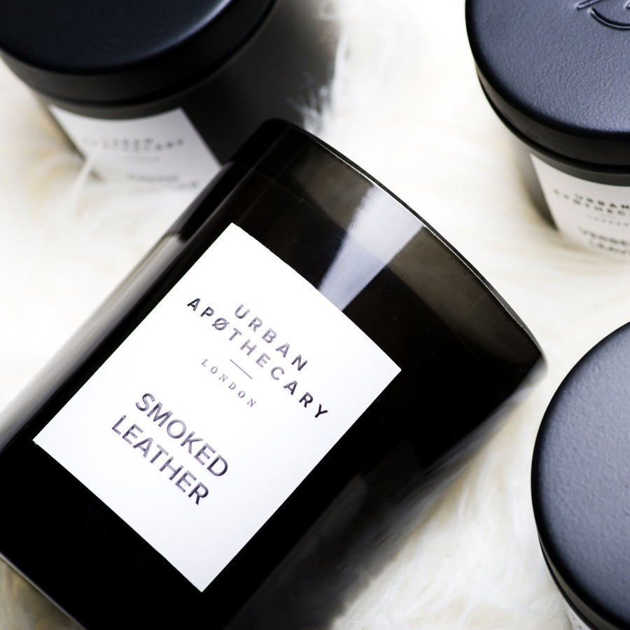 Home Urban Apothecary London | Smoked Leather Candle