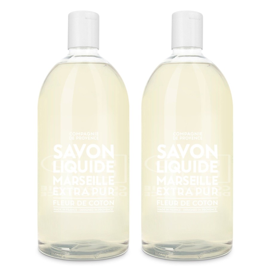 Beauty Compagnie de Provence | Liquid Marseille Refill Set-Cotton Flower