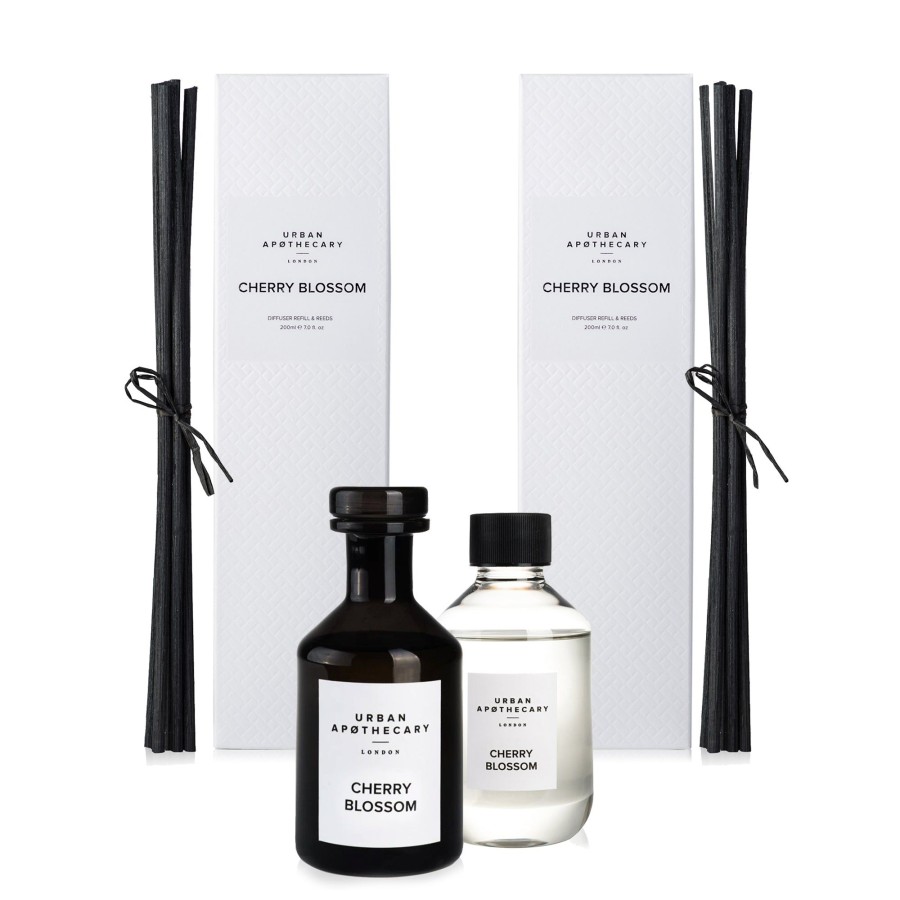 Home Urban Apothecary London | Cherry Blossom Luxury Diffuser & Refill