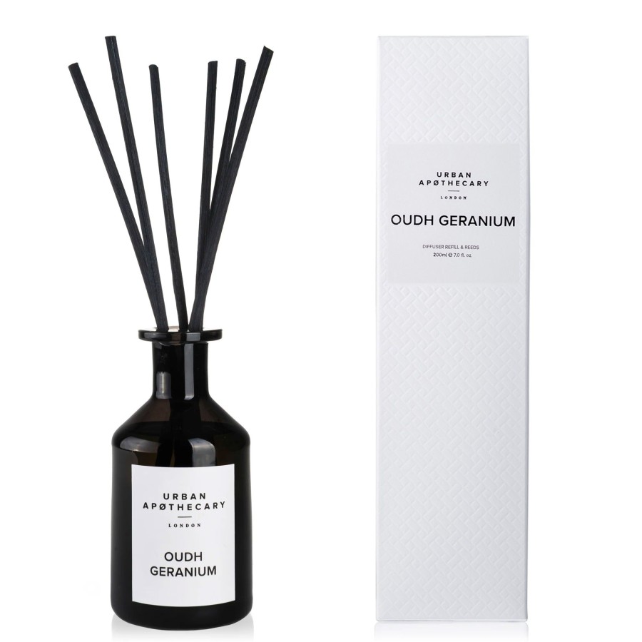 Home Urban Apothecary London | Oudh Geranium Reed Diffuser