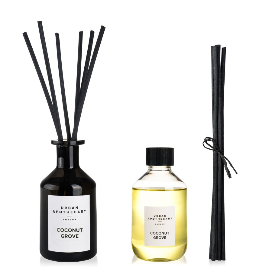 Home Urban Apothecary London | Coconut Grove Luxury Diffuser & Refill