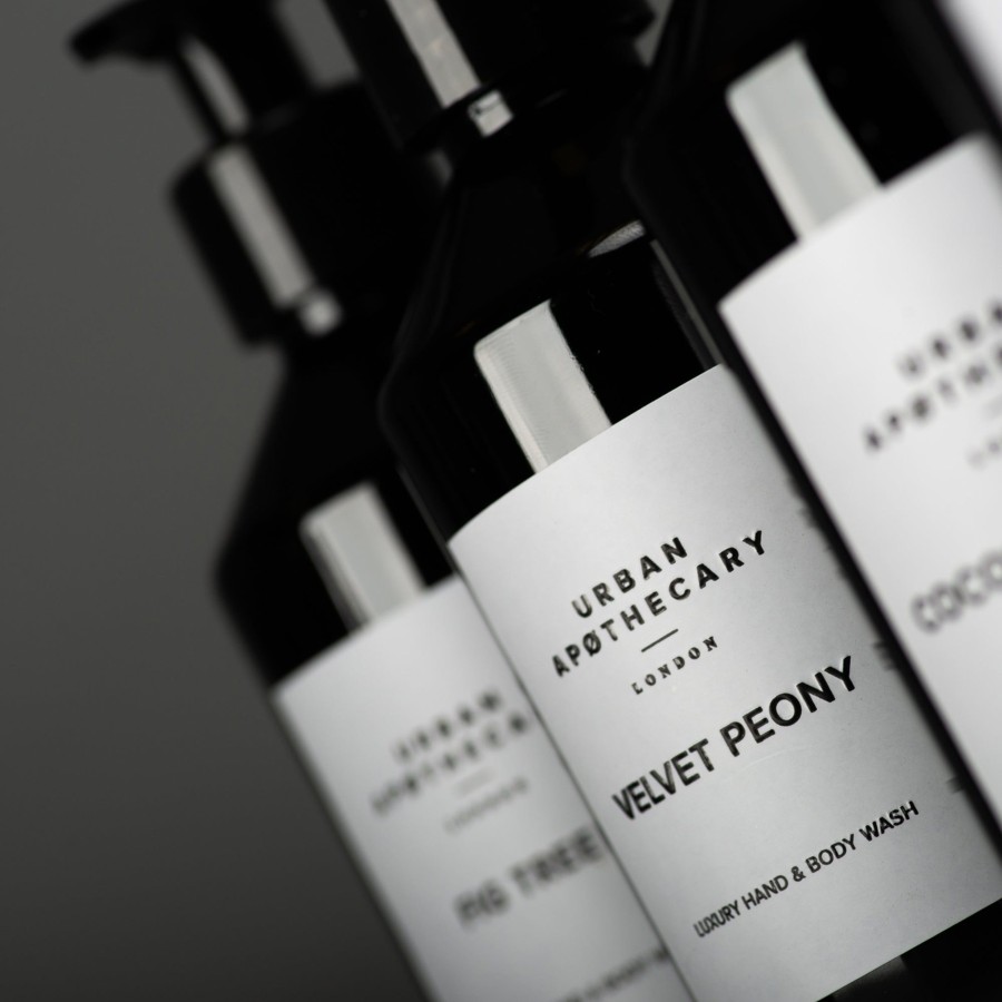 Beauty Urban Apothecary London | Velvet Peony Luxury Hand & Body Wash + Hand & Body Lotion