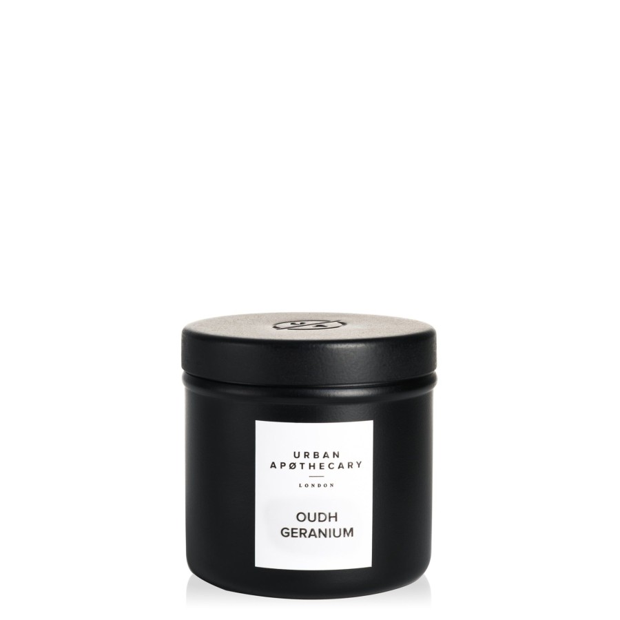 Home Urban Apothecary London | Oudh Geranium Travel Candle