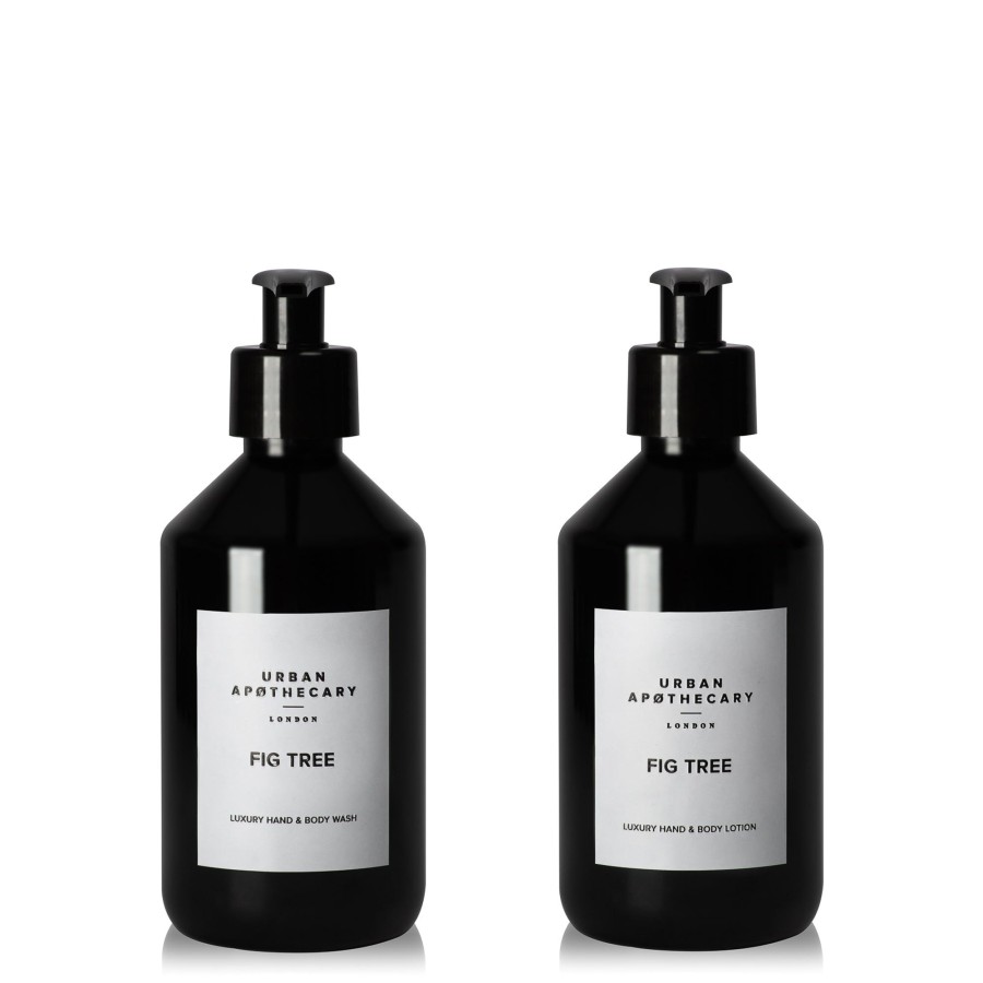 Beauty Urban Apothecary London | Fig Tree Luxury Hand & Body Wash + Hand & Body Lotion