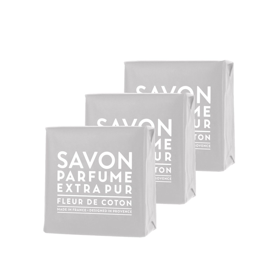 Beauty Compagnie de Provence | Bar Soap-Cotton Flower X3