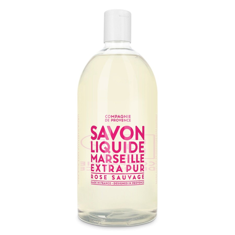 Beauty Compagnie de Provence | Liquid Marseille Soap Refill 33.8 Fl. Oz.-Wild Rose