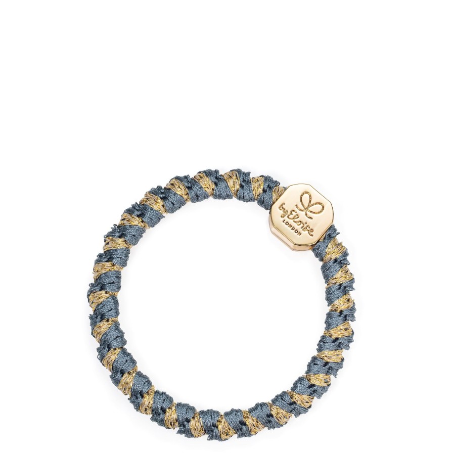 Accessories by Eloise | Woven Gold Nugget-Azure