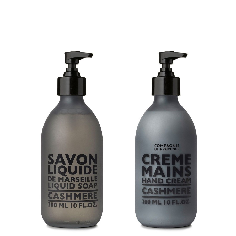 Beauty Compagnie de Provence | Liquid Marseille Soap & Hand Cream 10 Fl. Oz.-Cashmere